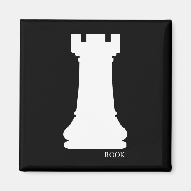 Íman Rook Chess Piece Group Costume Chess Club Chess Bo (Frente)