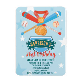 Íman Rookie do Ano do primeiro aniversario Baseball