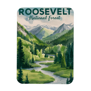 Íman Roosevelt Viagem de Aquarela Florestal Nacional