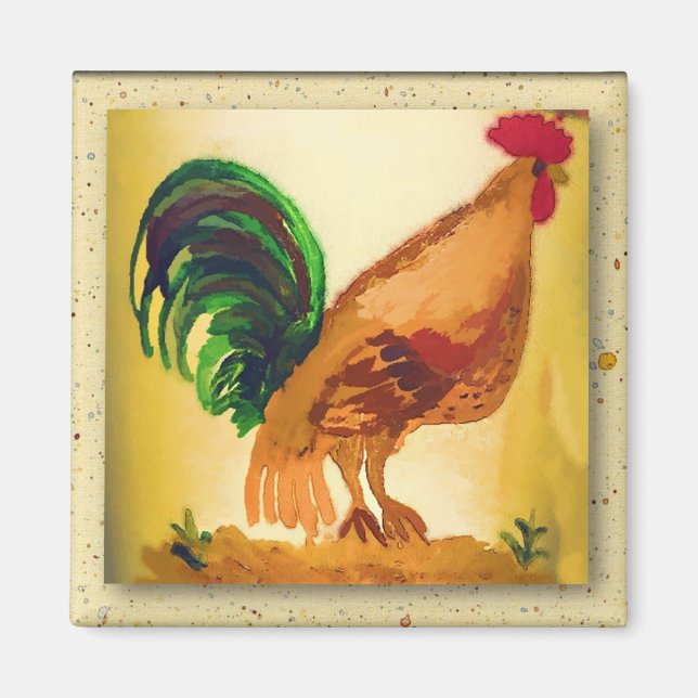 Íman Rooster Magnet (Frente)