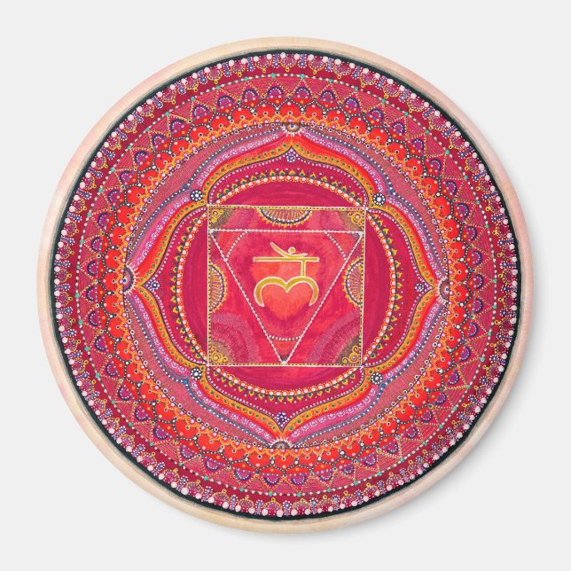 Íman Root Chakra Mandala Magnet (Frente)