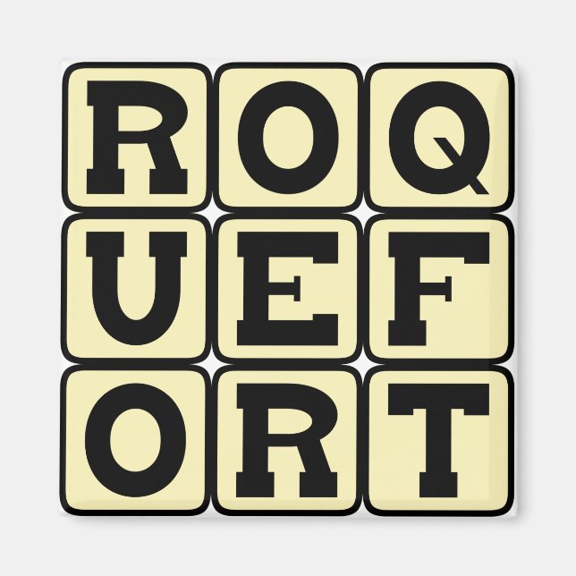 Íman Roquefort, Queijo Azul Francês (Frente)