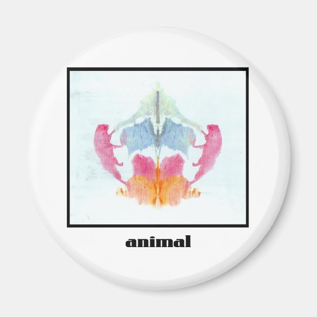 Íman Rorschach Inkblot 8 (Frente)