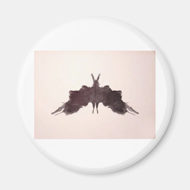 Íman Rorschach Test Ink Blots Plate 5 Bat Moth (Frente)