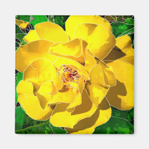 Íman Rosa amarelo
