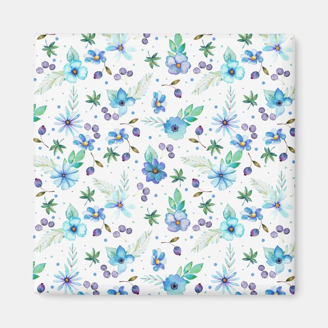 Íman Rosa azul (Frente)