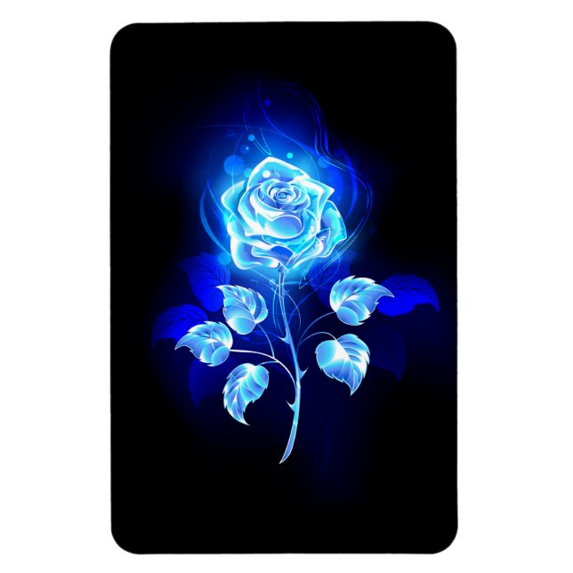 Íman Rosa Azul Ardente (Vertical)
