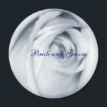 Íman rosa azul magnet Bride e Groom<br><div class="desc">a manutenção perfeita,  totalmente personalizável.rosa azul noiva e ímã de noivos veem outros produtos correspondentes.</div>
