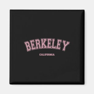 Íman Rosa Berkeley Califórnia Ca Estilo Varsity Em Berk