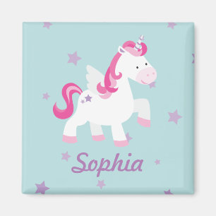 Íman Rosa bonito ímã mágico personalizado do unicór