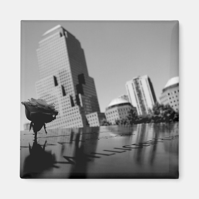 Íman Rosa branca da memória (Frente)