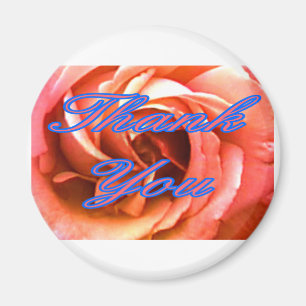 Íman Rosa Canterbury 4 Obrigado 1 O MUSEU Zazzle Gi