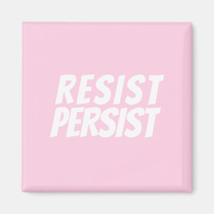 Íman rosa claro branca "Resistente"