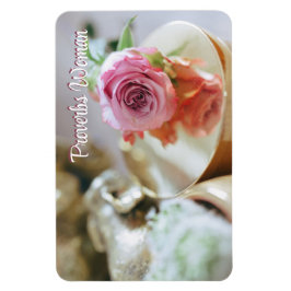 Íman Rosa cristã e mulher do provérbio