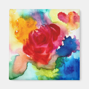 Íman Rosa de abstrato