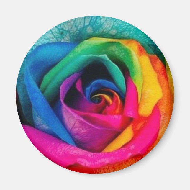 Íman rosa de multicores (Frente)