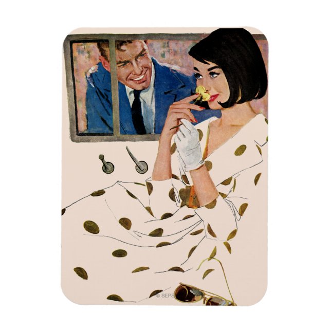 Íman Rosa do Ouro (Vertical)