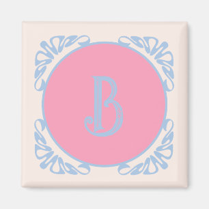 Íman Rosa e azul personalizados