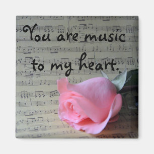 Íman Rosa e música do rosa "você é música a meu cor