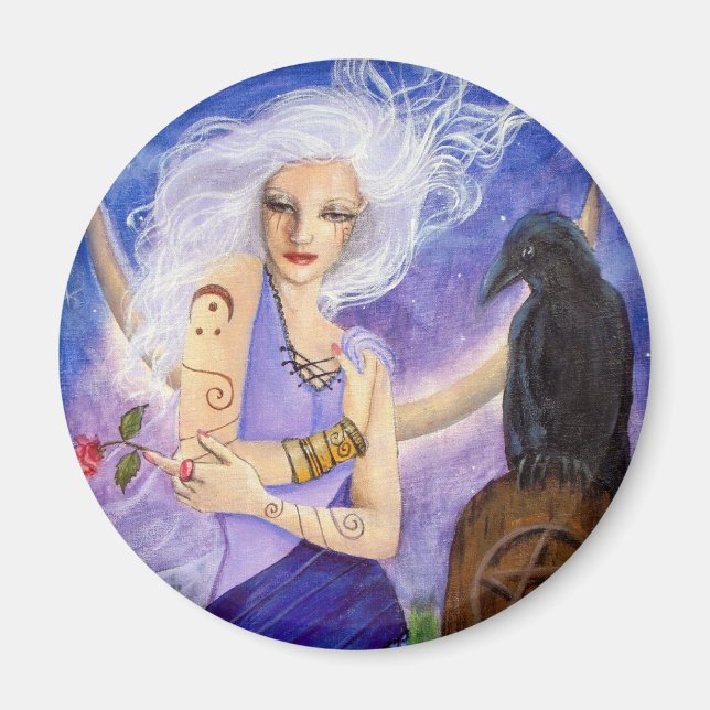 Íman Rosa e Raven (Frente)