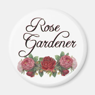 Íman Rosa Gardener Say com Rosas