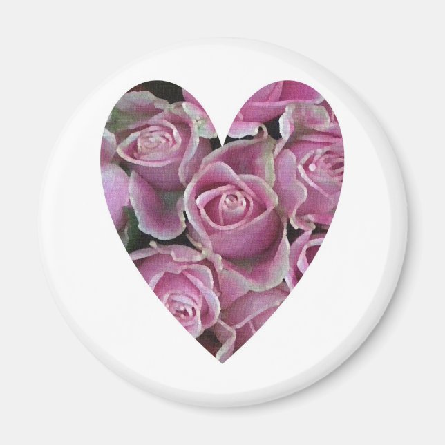 Íman Rosa Heart (Frente)