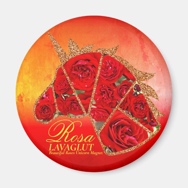 Íman Rosa Lavaglut (Frente)