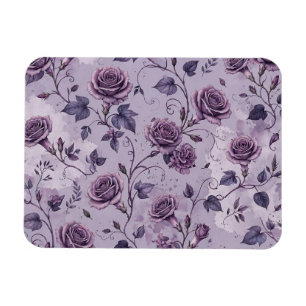 Íman Rosa Lavanda Empoeirada Tons Sonhadores Florais