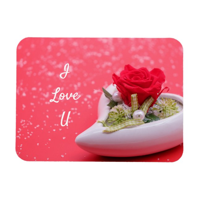 Íman Rosa no coração (Horizontal)