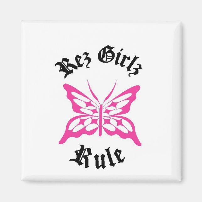 Íman rosa-preto (Frente)