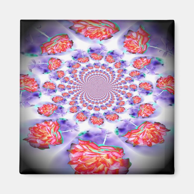 Íman Rosa Rosa Rosa Rosa Invertida (Frente)