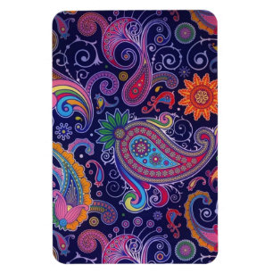 Íman Rosa roxo de Paisley