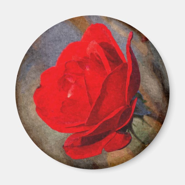 Íman Rosa Vermelha (Frente)