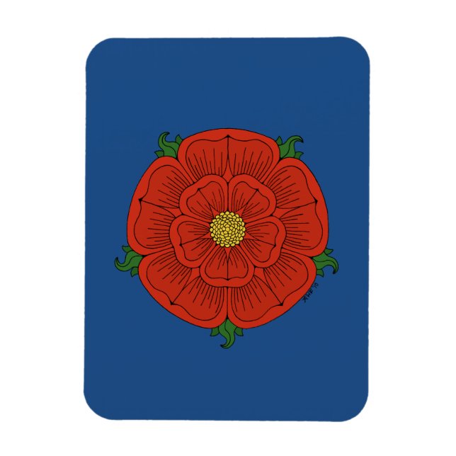 Íman Rosa vermelha de Lancaster (Vertical)