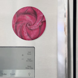 Íman Rosa vermelha fechada