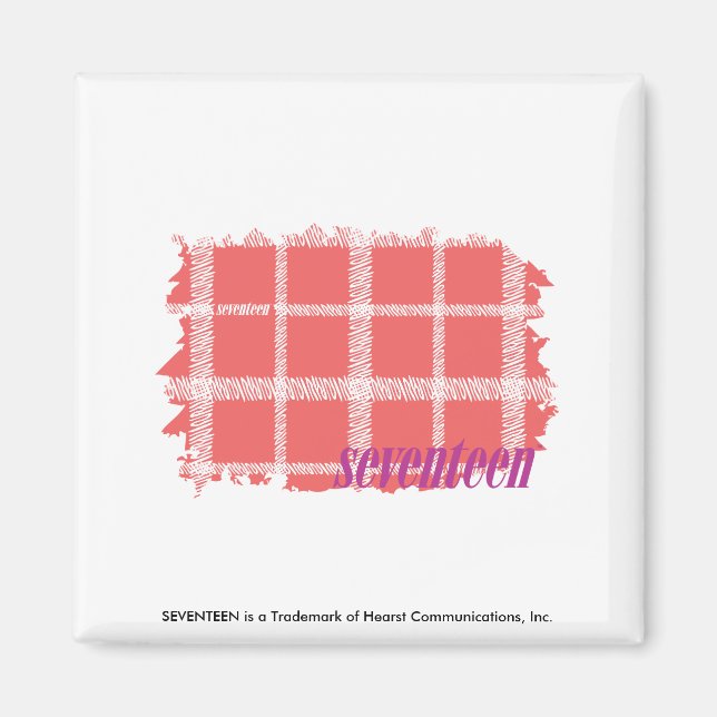 Íman Rosa xadrez 2 (Frente)