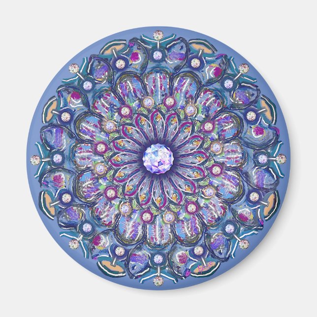 Íman Rosace Azul (Frente)