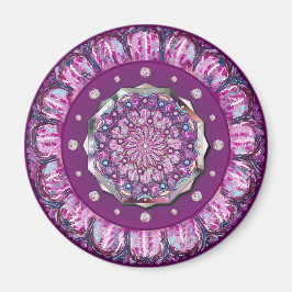 Íman Rosace vermelho cardinal