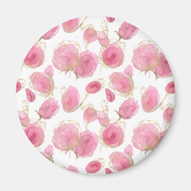 Íman Rosas cor-de-rosa (Frente)