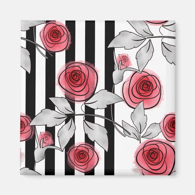 Íman Rosas de Aquarela (Frente)