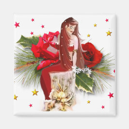 Íman Rosas de Natal, ímã