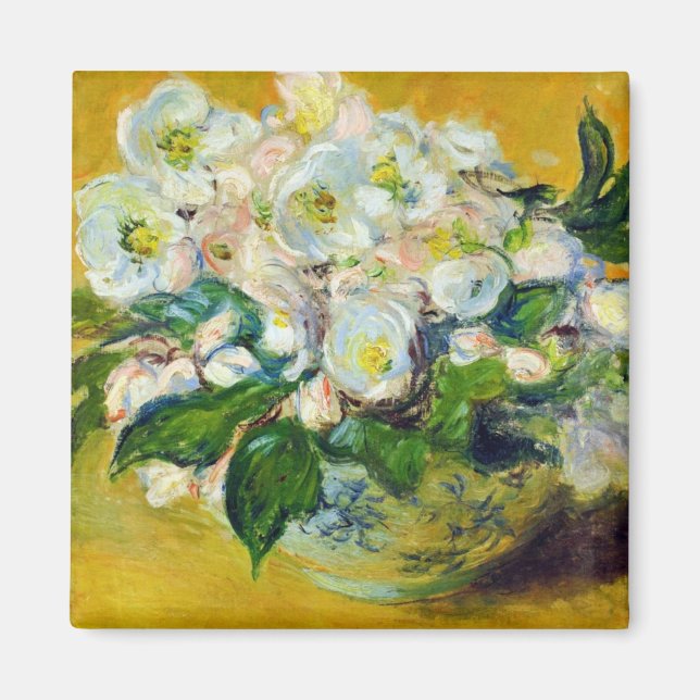 Íman Rosas de Natal (por Claude Monet) (Frente)