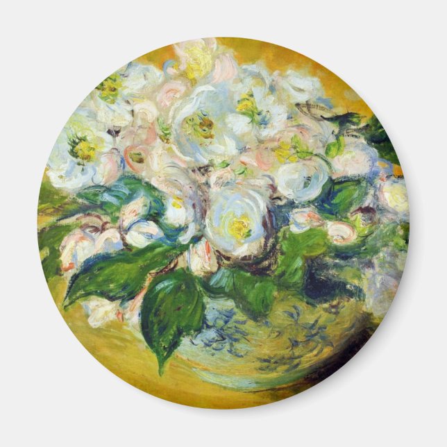 Íman Rosas de Natal (por Claude Monet) (Frente)