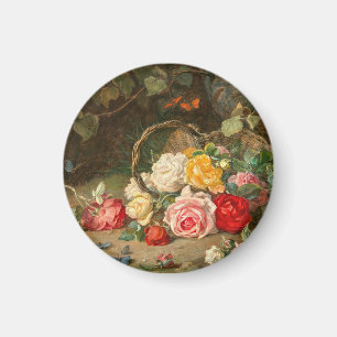 Íman Rosas em uma cesta - Josef Neugebauer