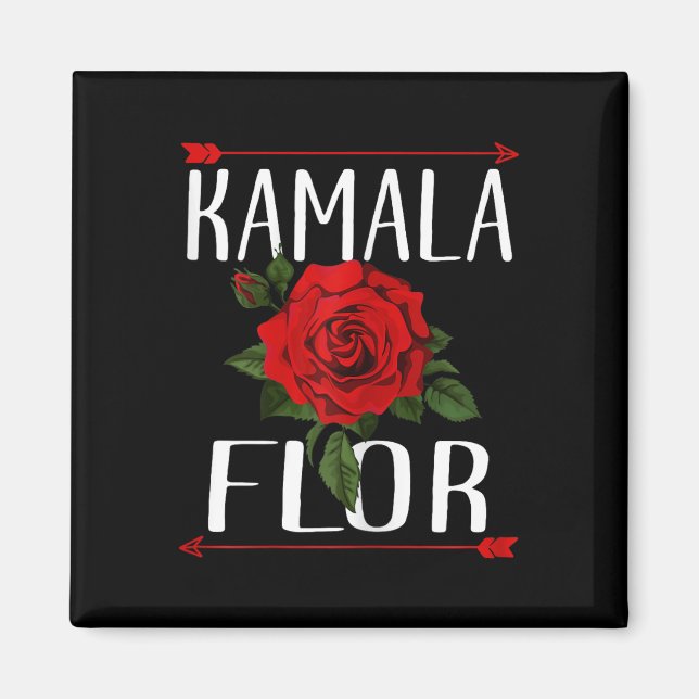 Íman Rosas Flor 2024 Estou Com Ela  (Frente)