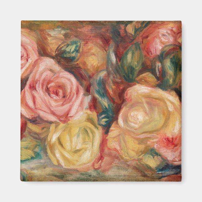 Íman Rosas por pintura impressionista do Renoir (Frente)