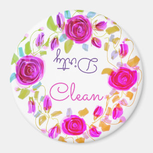 Íman Rosas Rosa Com Roxo