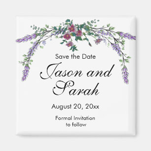 Íman Rosas rosa-do-campo lavanda eucalipto