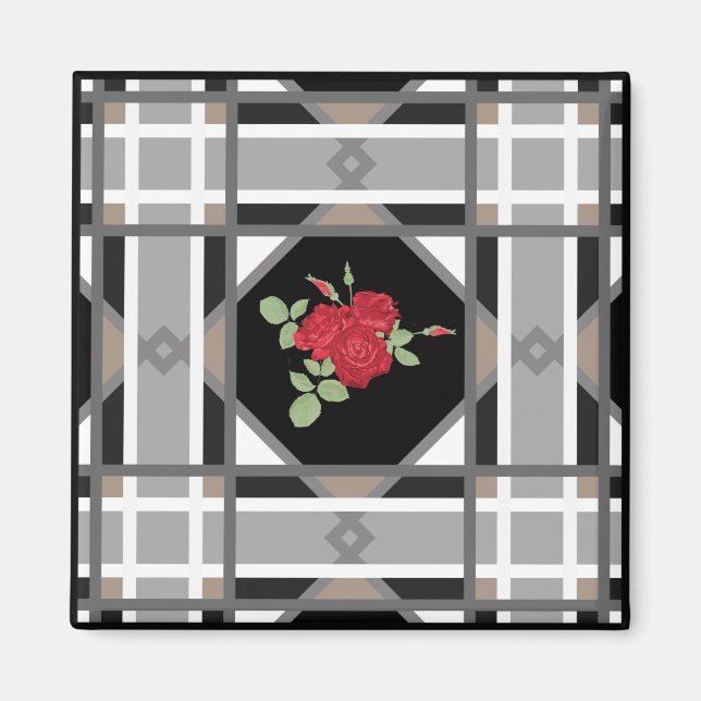 Íman Rosas vermelhas (Frente)