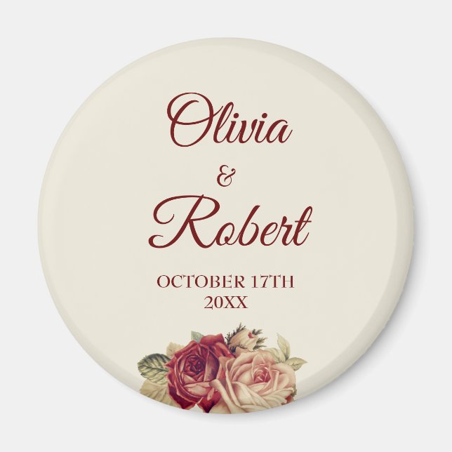 Íman Rosas Vintage (Frente)